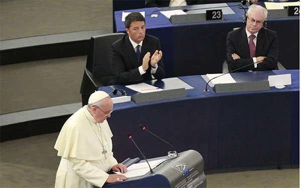 Retour sur le discours du Pape à Strasbourg