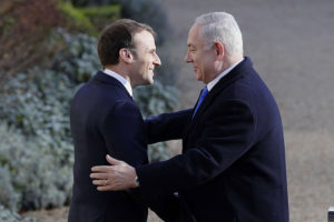 Emmanuel Macron et Benyamin Netanyahou