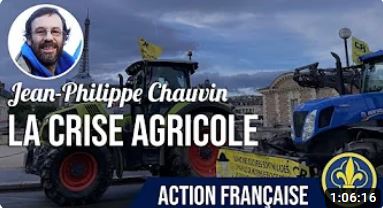 La Crise Agricole par Jean-Philippe Chauvin