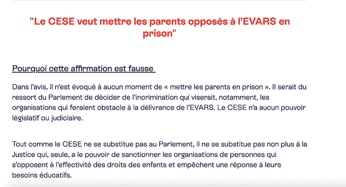 Education à la sexualité : fausse objectivité